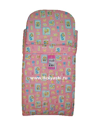 Комплект в коляску : подушка и одеяло, фирма Little Trek Литл Трек цвета розовый, голубой, желтый ,салатовый. 